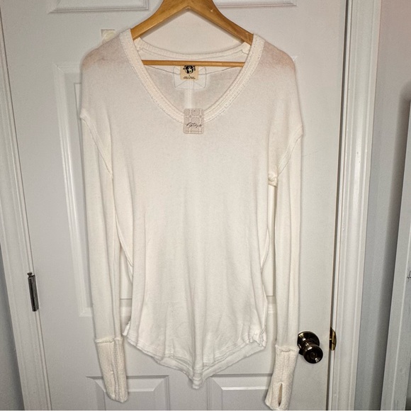 Free people timeless white Knit Sweater - Picture 11 of 11